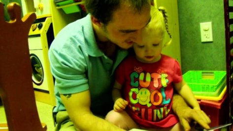 Alexandria Hill and father