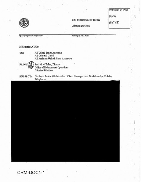 FOIA response