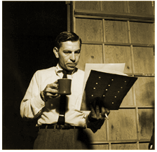 Jack-Webb-Reading-script-on-set