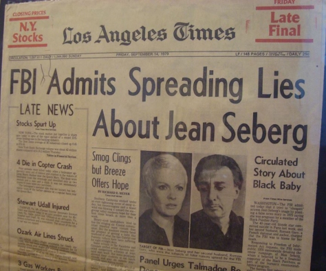 LA Times article on Seberg